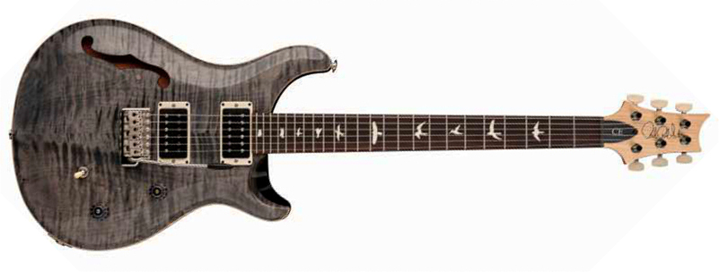 Prs Ce 24 Semi-hollow Bolt-on Usa 2h Trem Rw - Faded Gray Black - Semi-hollow electric guitar - Main picture