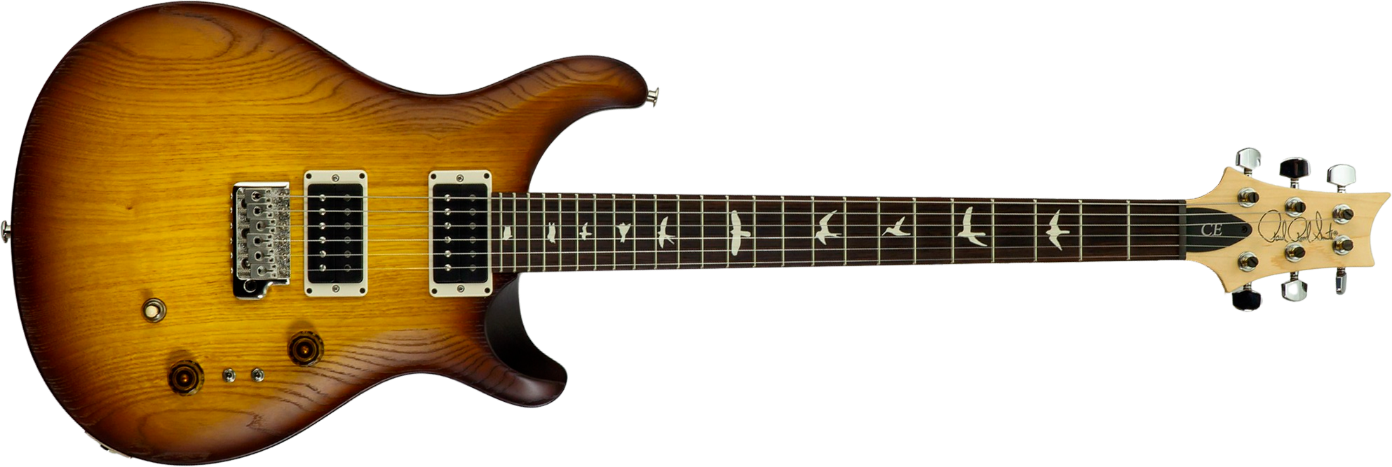 Prs Ce24-08 Swamp Ash Hand-signed Usa 2h Trem Rw #0397253 - Mccarty Tobacco Burst - Double cut electric guitar - Main picture