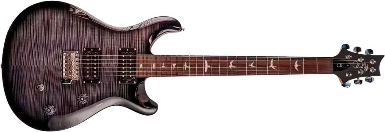 Prs SE CE 24 Standard Satin Ltd - charcoal burst Double cut