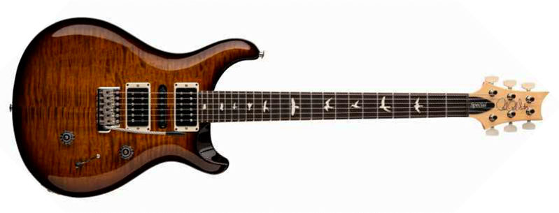 Prs Ce24 Special Ltd Bolt-on Usa Hsh Trem Rw - Black Amber - Double cut electric guitar - Main picture