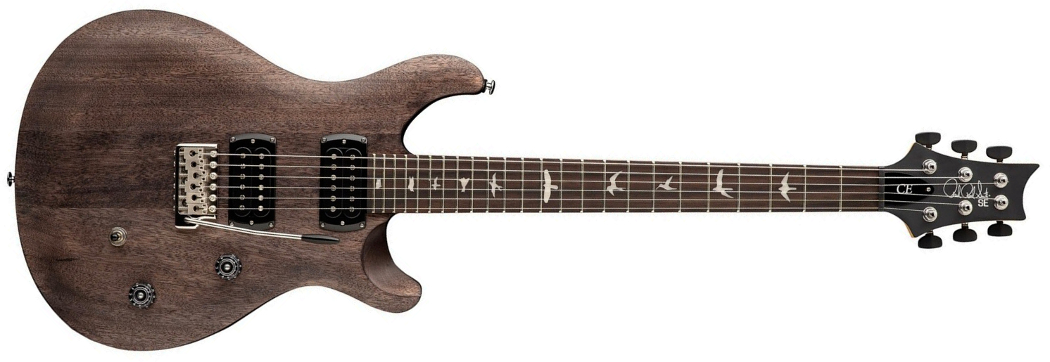 Prs Ce24 Standard Satin Se Bolt-on (wing Tuners) 2h Trem Rw - Charcoal - Double cut electric guitar - Main picture