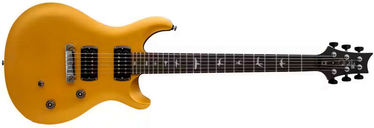 Prs Ce24 Standard Stoptail Satin Se Bolt-on 2h Trem Rw - Metallic Gold - Double cut electric guitar - Main picture