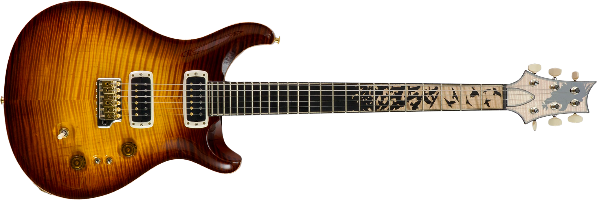 Prs Custom 24-08 Private Stock Hand-signed Usa 2h Trem Rw #0385255 - Mccarty Glow - Double cut electric guitar - Main picture