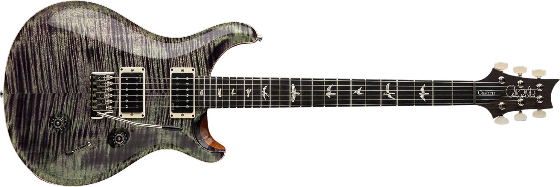 Prs Custom 24 Usa 2h Dmo Trem Rw - Aurora Borealis - Double cut electric guitar - Main picture