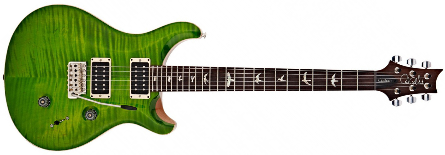 Prs Custom 24 Usa 2h Trem Rw - Eriza Verde - Double cut electric guitar - Main picture