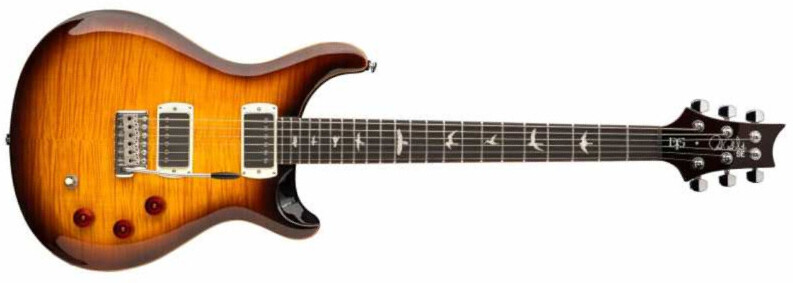 Prs David Grissom Dgt Se Signature Birds 2h Trem Rw - Mccarty Tobacco Sunburst - Double cut electric guitar - Main picture