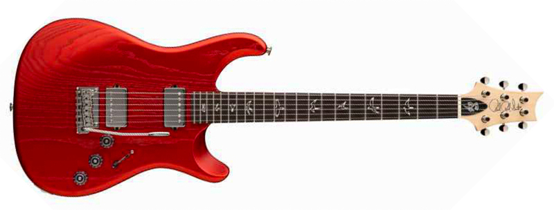 Prs Fiore Hh Satin Bolt-on Usa 2h Trem Rw - Red Apple Metallic - Double cut electric guitar - Main picture