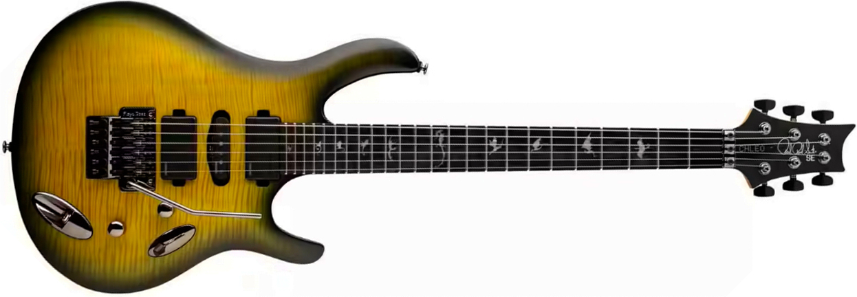 Prs Herman Li Chleo Se Signature Hsh Fishman Fluence Fr Eb - Mantis Burst - Metal electric guitar - Main picture