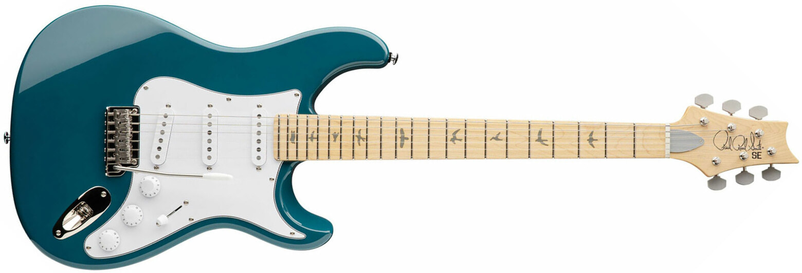 Prs John Mayer Se Silver Sky Maple Signature 3s Trem Mn - Nylon Blue - Signature electric guitar - Main picture