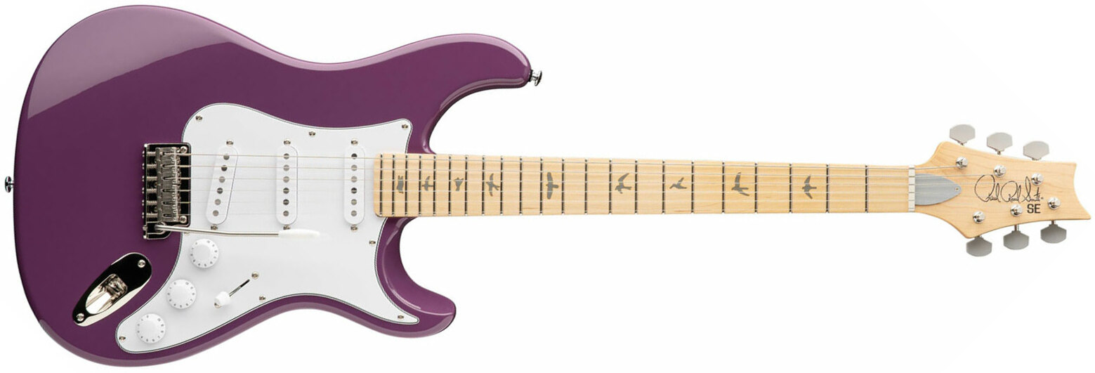 Prs John Mayer Se Silver Sky Maple Signature 3s Trem Mn - Summit Purple - Signature electric guitar - Main picture