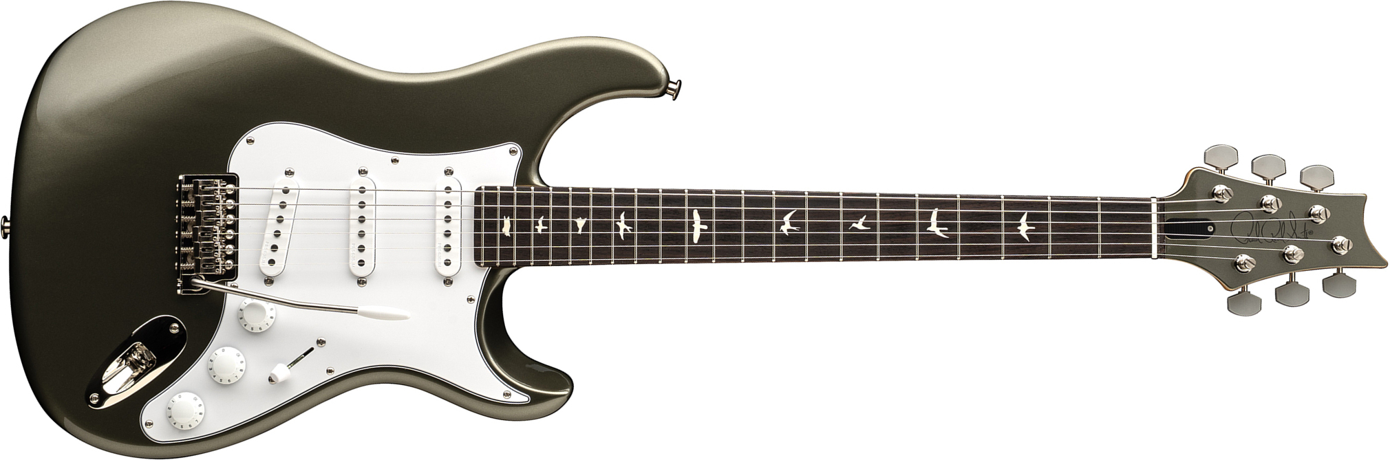 Prs John Mayer Silver Sky Defender Bolt-on Usa Ltd Trem 3s Rw - Willow Green - Str shape electric guitar - Main picture
