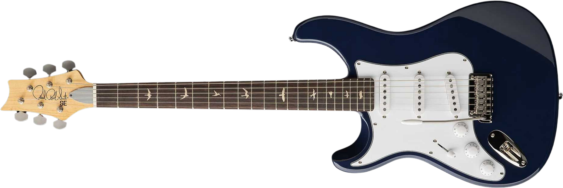 Prs John Mayer Silver Sky Rosewood Lh Se Signature Gaucher 3s Trem Rw - Trad Blue - Str shape electric guitar - Main picture
