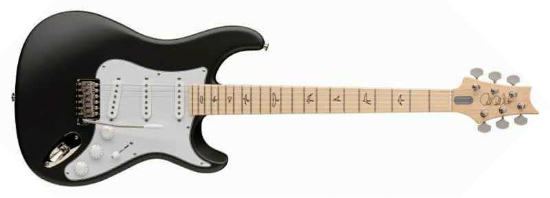 Prs John Mayer Silver Sky Usa Signature 3s Trem Mn - Faded Black Tee Satin - Str shape electric guitar - Main picture