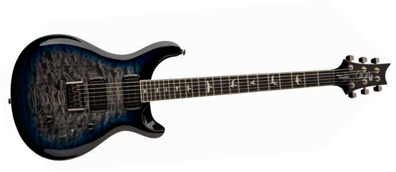Prs Mark Holcomb Se Signature 2h Seymour Duncan Ht Eb - Holcomb Blue Burst - Metal electric guitar - Main picture