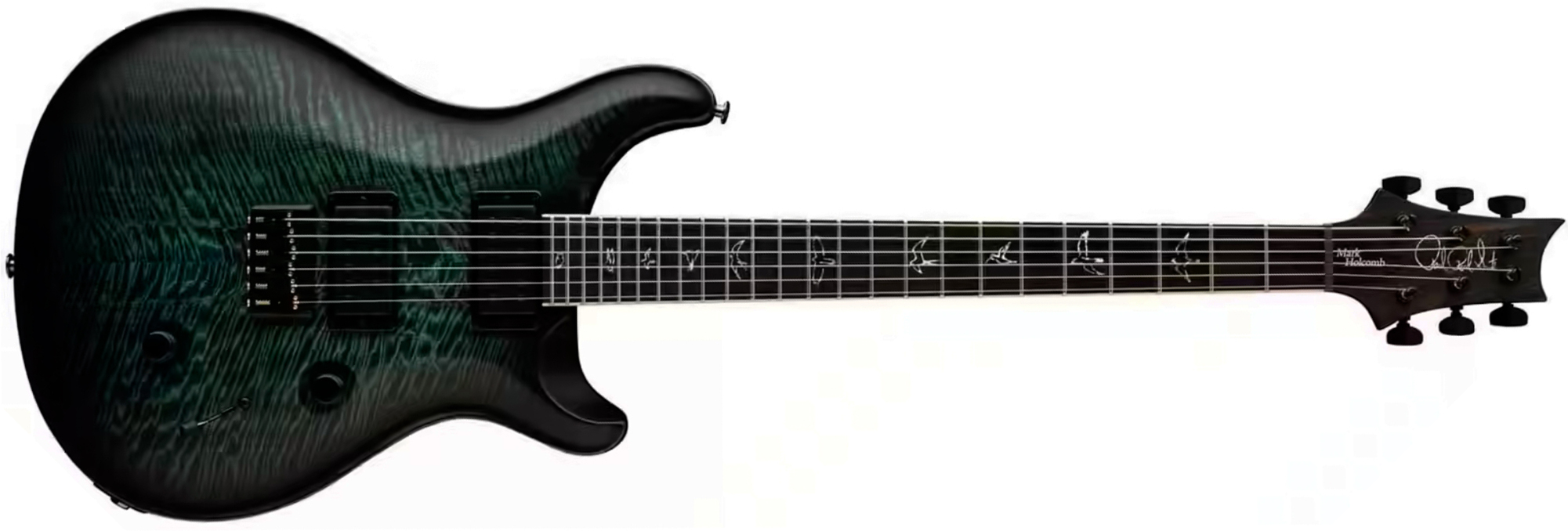 Prs Mark Holcomb Usa Signature 2h Seymour Duncan Ht Eb - Cobalt Smokeburst - Double cut electric guitar - Main picture