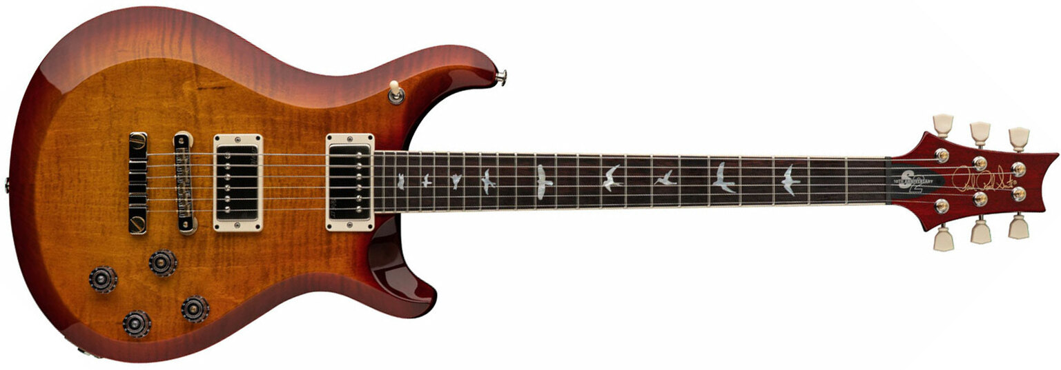 Prs Mccarty 594 10th Ltd S2 Usa 2h Ht Rw - Dark Cherry Sunburst - Double cut electric guitar - Main picture