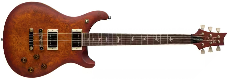 Prs Mccarty 594 Laurel Burl Se Exotic Veneer Trem 2h Rw - Vintage Sunburst - Single cut electric guitar - Main picture