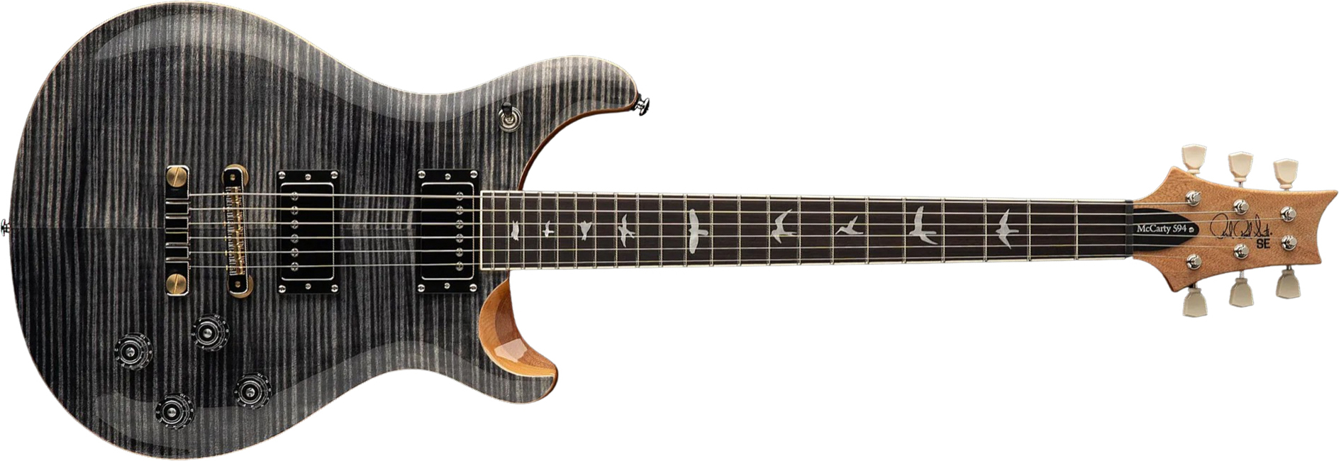 Prs Mccarty 594 Se 2h Ht Rw - Charcoal - Double cut electric guitar - Main picture