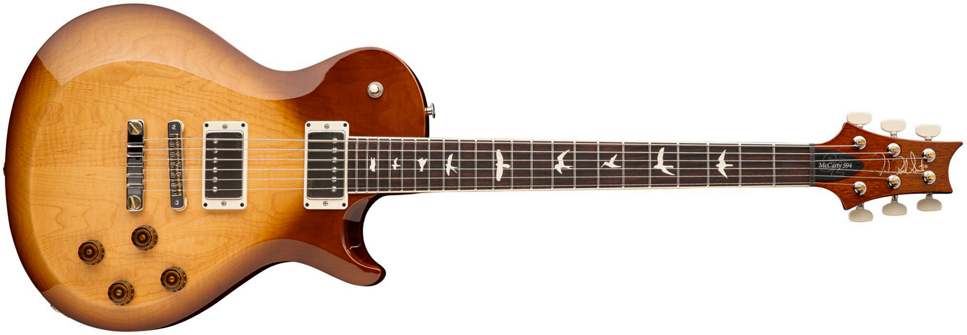 Prs Mccarty 594 Singlecut S2 Usa 2h 58/15lt Ht Rw - Vintage Natural - Single cut electric guitar - Main picture