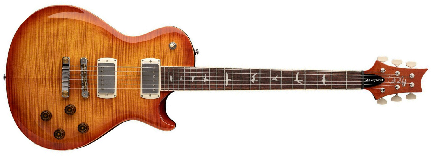 Prs Mccarty 594 Singlecut Se (wing Tuners) 2h Ht Rw - Vintage Sunburst - Single cut electric guitar - Main picture
