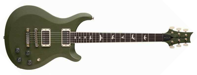 Prs Mccarty 594 Thinline S2 Usa 2h 58/15lt Ht Rw - Matcha Green Satin - Double cut electric guitar - Main picture