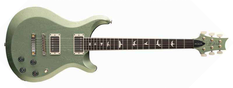 Prs Mccarty 594 Thinline S2 Usa 2h 58/15lt Ht Rw - Mavis Mint Metallic Satin - Double cut electric guitar - Main picture
