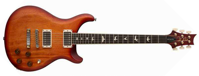 Prs Mccarty 594 Thinline S2 Usa 2h 58/15lt Ht Rw - Dark Cherry Sunburst Satin - Double cut electric guitar - Main picture