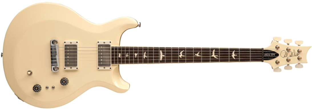 Prs Mira 594 S2 Usa 2h Ht Rw - Antique White - Double cut electric guitar - Main picture