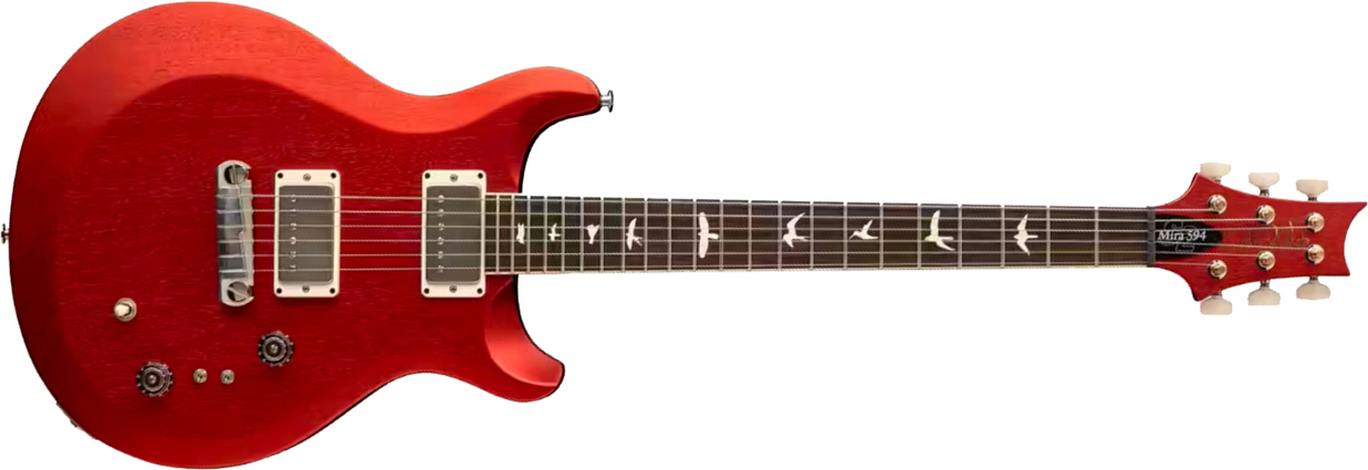 Prs Mira 594 Satin S2 Usa 2h Ht Rw - Red Apple Metallic - Double cut electric guitar - Main picture
