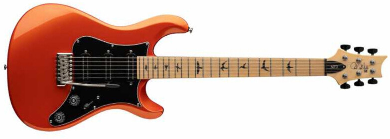 Prs Nf3 Maple Se Bolt-on 3mh Trem Mn - Metallic Orange - Double cut electric guitar - Main picture