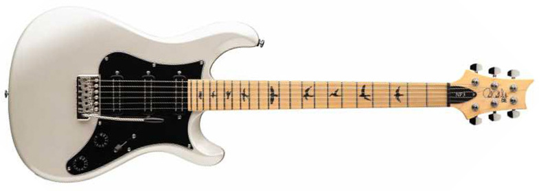 Prs Nf3 Se 3h Mini-humb. Trem Mn - White Pearl - Double cut electric guitar - Main picture