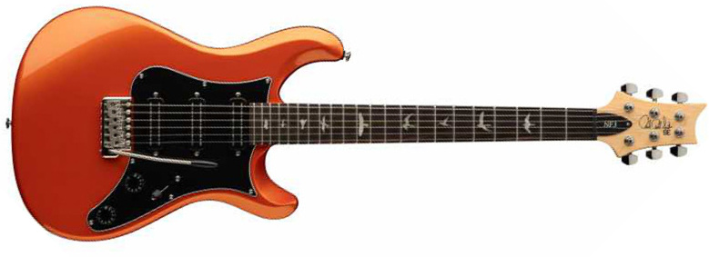 Prs Nf3 Se 3h Mini-humb. Trem Rw - Metallic Orange - Double cut electric guitar - Main picture
