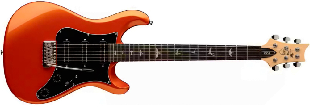 Prs Nf3 Se Bolt-on 3h Trem Rw - Metallic Orange - Single cut electric guitar - Main picture