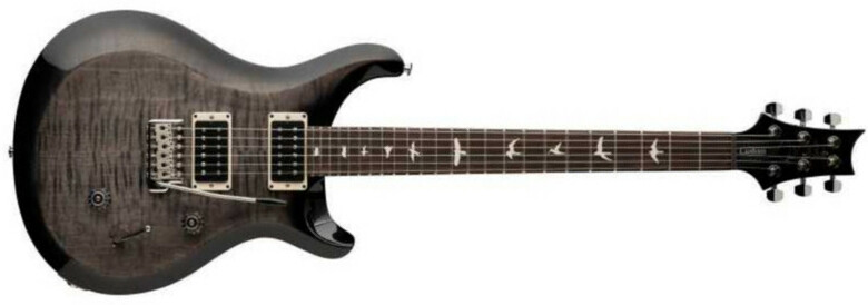 Prs S2 Custom 24 Usa 2024 Hh Trem Rw - Faded Gray Black Burst - Double cut electric guitar - Main picture