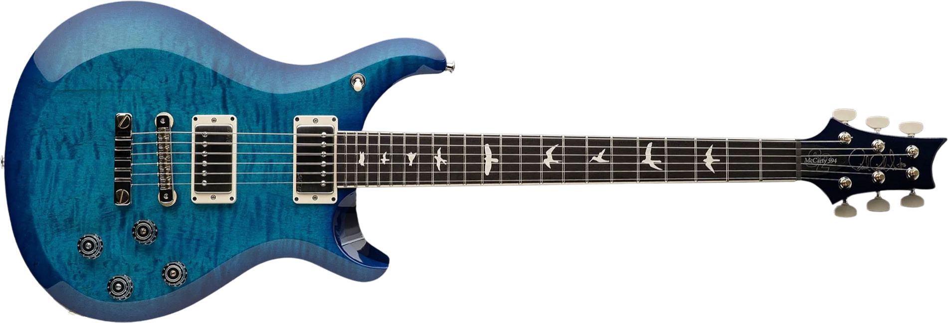 Prs S2 Mccarty 594 Usa 2h 58/15lt Ht Rw - Lake Blue - Double cut electric guitar - Main picture