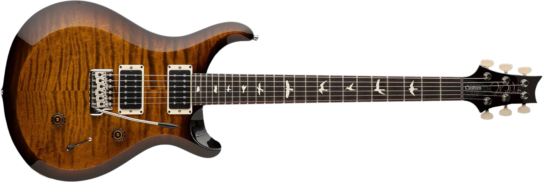 Prs S2 Mccarty 594 Usa 2h 58/15lt Ht Rw - Black Amber - Double cut electric guitar - Main picture