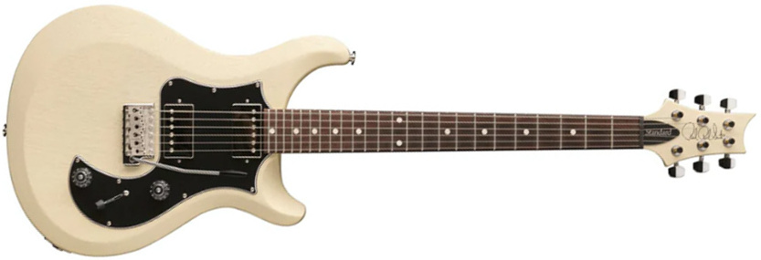 Prs S2 Standard 24 Satin Usa 2h Trem Rw - Antique White - Double cut electric guitar - Main picture