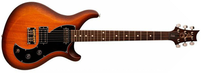 Prs S2 Vela Satin Usa 2024 2h Trem Rw - Mccarty Tobacco Sunburst - Double cut electric guitar - Main picture