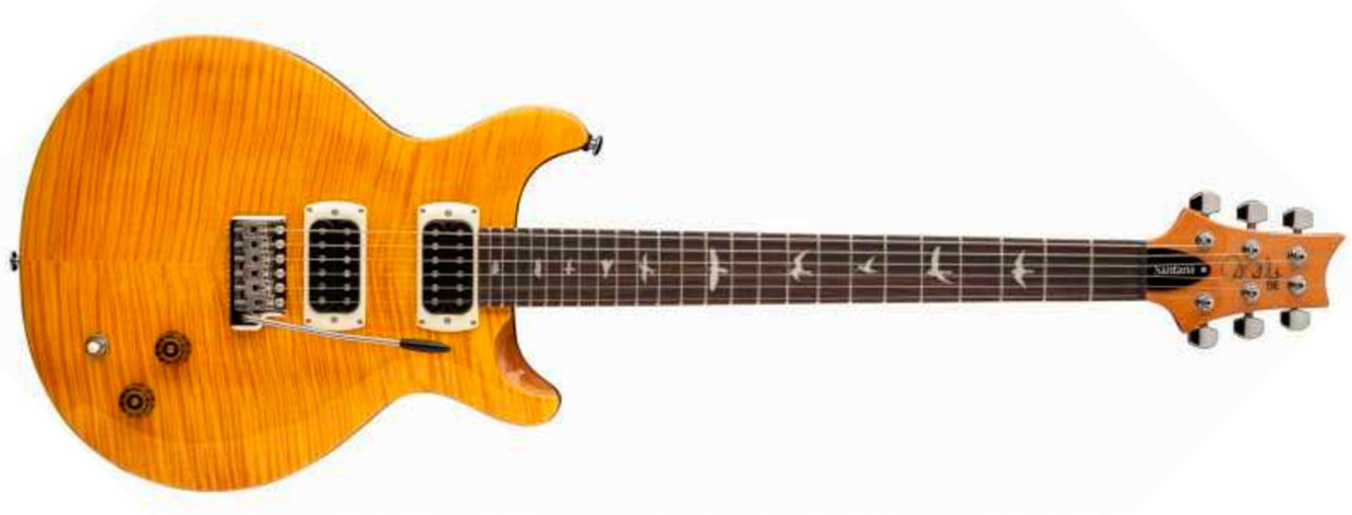 Prs Santana Se Signature 2h Trem Rw - Yellow - Double cut electric guitar - Main picture