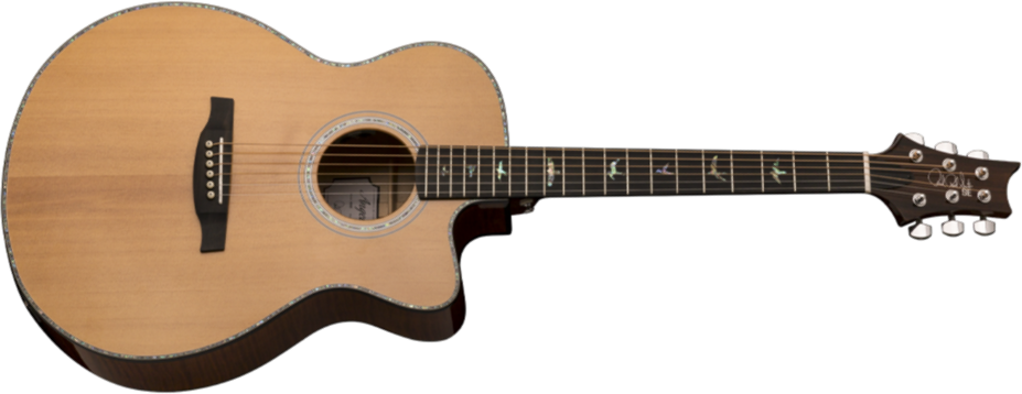 Prs Se Angelus A50e Grand Auditorium Cw Epicea Erable Eb +etui - Natural - Electro acoustic guitar - Main picture