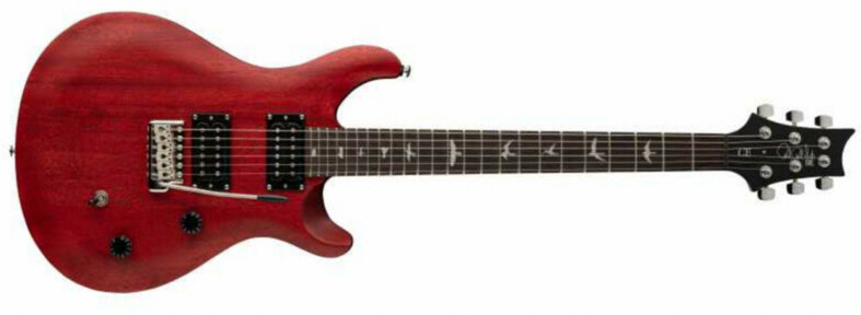 Prs Se Ce24 Standard 2h Trem Rw - Vintage Cherry - Double cut electric guitar - Main picture