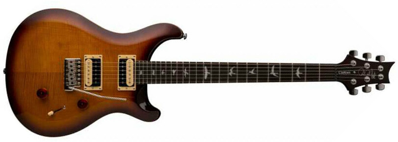 Prs Se Custom 24 2018 Hh Trem Rw - Tobacco Sunburst - Double cut electric guitar - Main picture