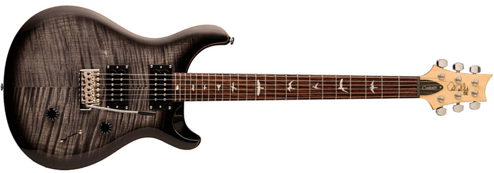 Prs Se Custom 24 2023 2h Trem Rw - Charcoal - Double cut electric guitar - Main picture