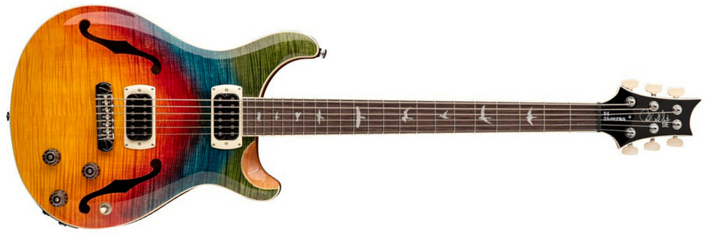 Prs Se Ed Sheeran Hollowbody I Piezo Baritone Signature Baryton 2h Ht Rw - Kaleidoscope - Baritone guitar - Main picture