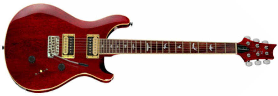 Prs Se Standard 24 2021 Hh Trem Rw +housse - Vintage Cherry - Double cut electric guitar - Main picture