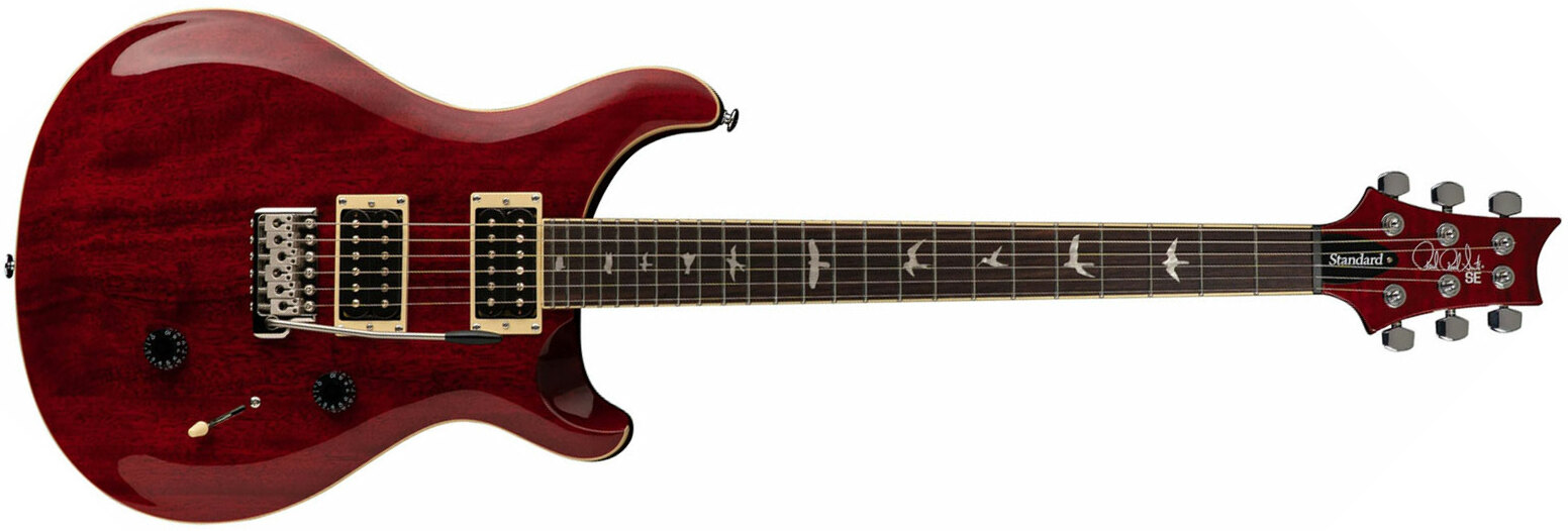 Prs Se Standard 24 2h Trem Rw - Vintage Cherry - Double cut electric guitar - Main picture