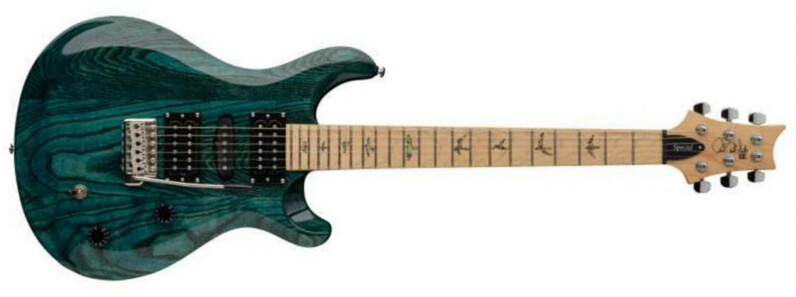 Prs Se Swamp Ash Special Hsh Trem Frene Mn - Iridescent Blue - Double cut electric guitar - Main picture
