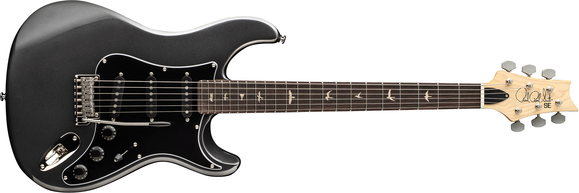 Prs Silver Sky Defender Se Ltd Signature 3s Trem Rw - Carpathian Grey - Str shape electric guitar - Main picture