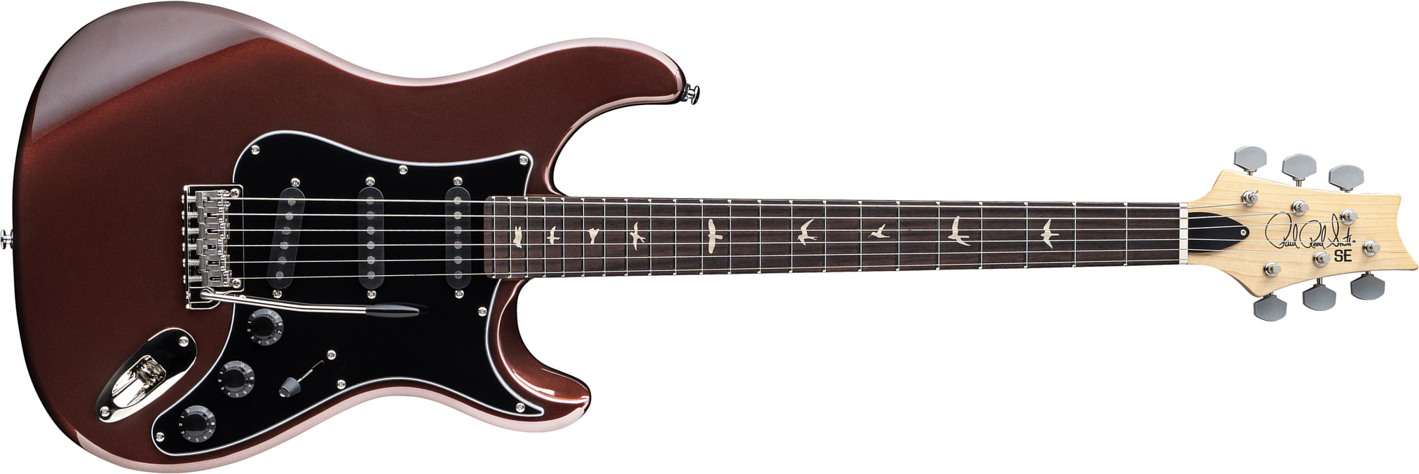 Prs Silver Sky Defender Se Ltd Signature 3s Trem Rw - Sedona Red - Str shape electric guitar - Main picture