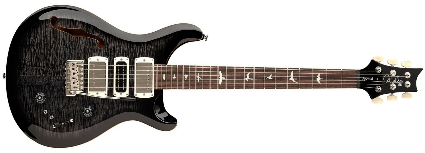 Prs Special Semi Hollow Se (wing Tuners) 2h Ht Rw - Charcoal Burst - Semi-hollow electric guitar - Main picture